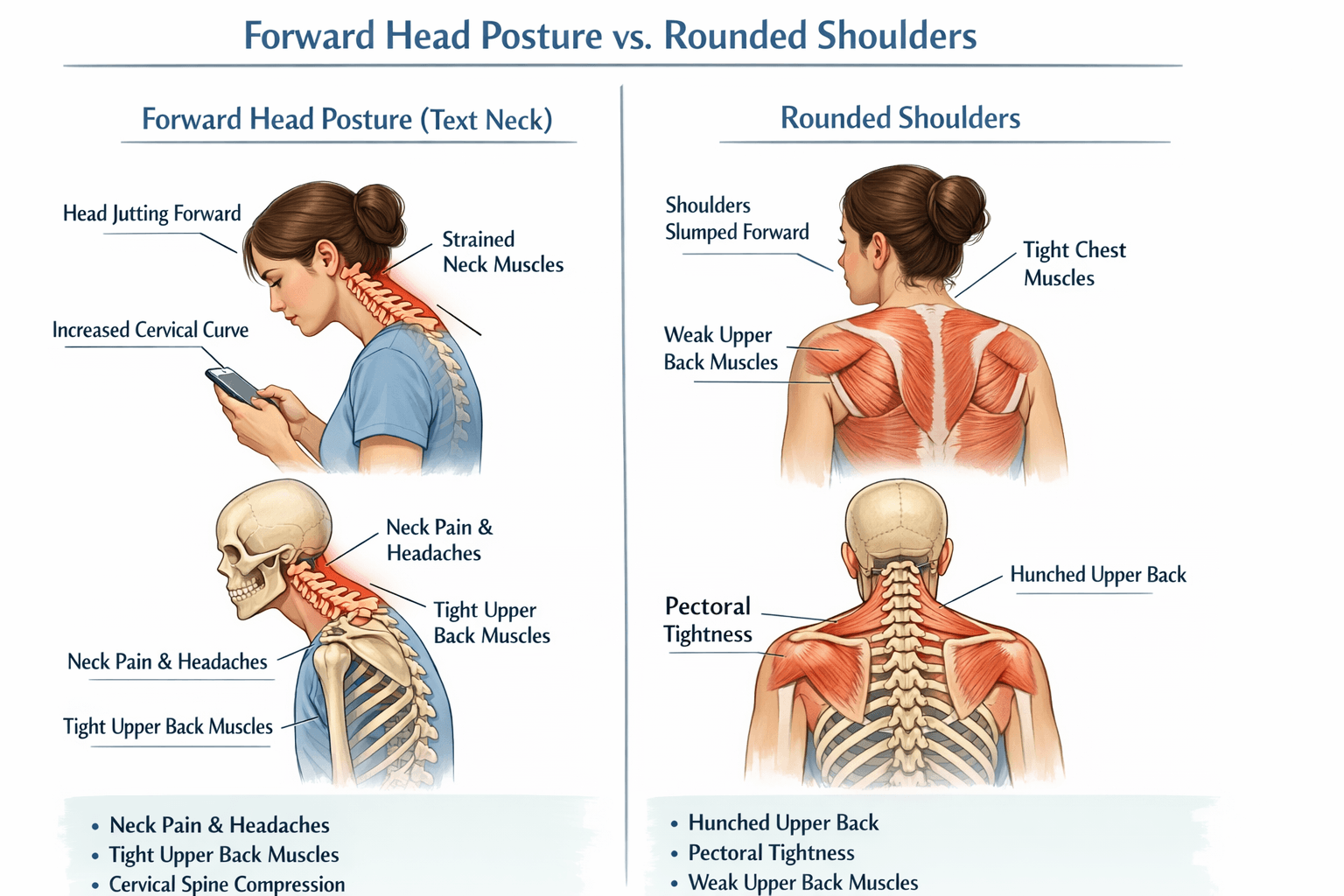 거북목 자세교정과 다이어트 정체기 해결 이미지