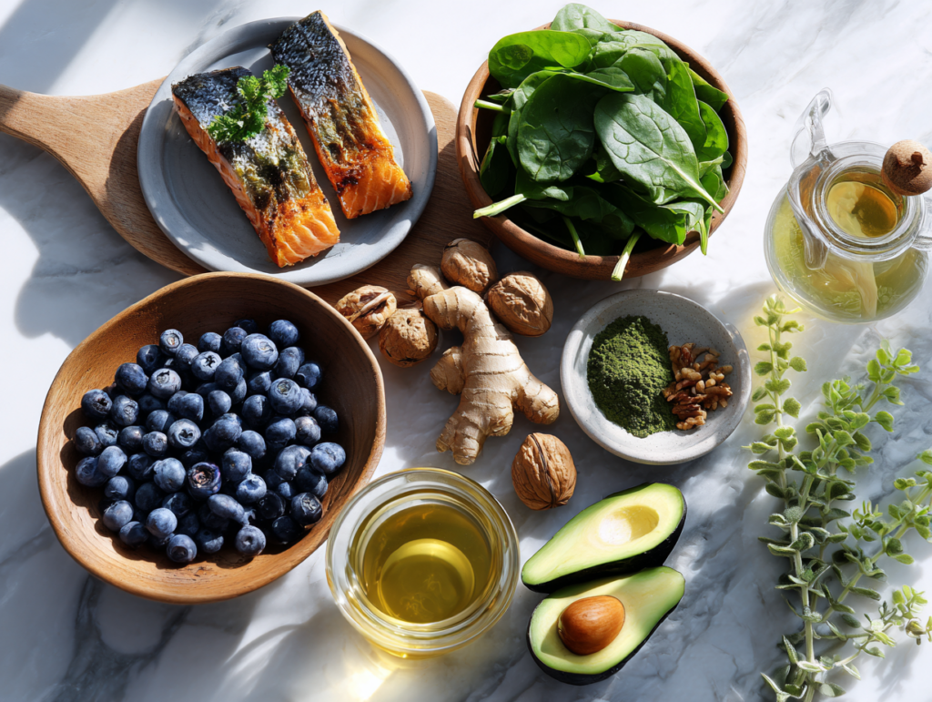 다이어트 정체기 원인 해소를 위한 항염증 식품들